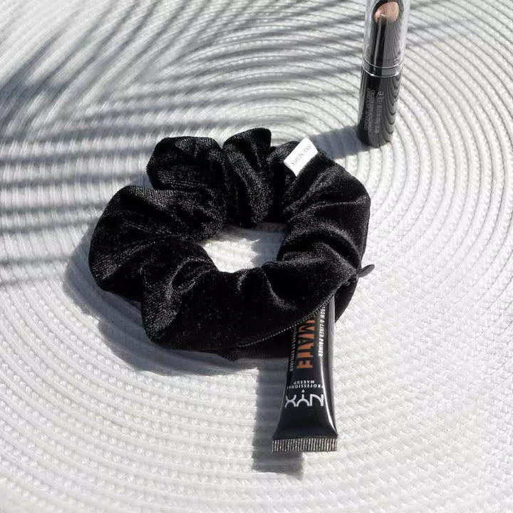 Velvet Hidden Zipper Pocket Scrunchies