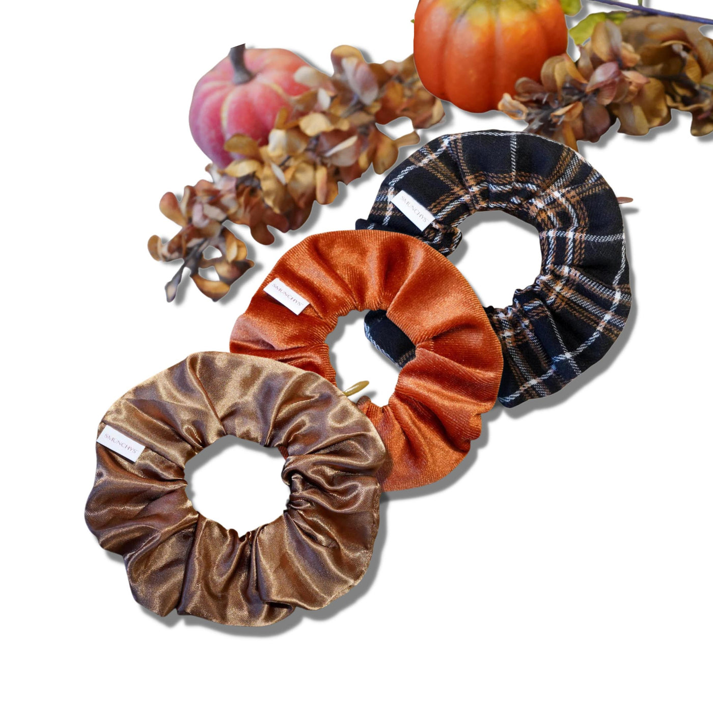 Set of 3 Fall Colors - Smunchys