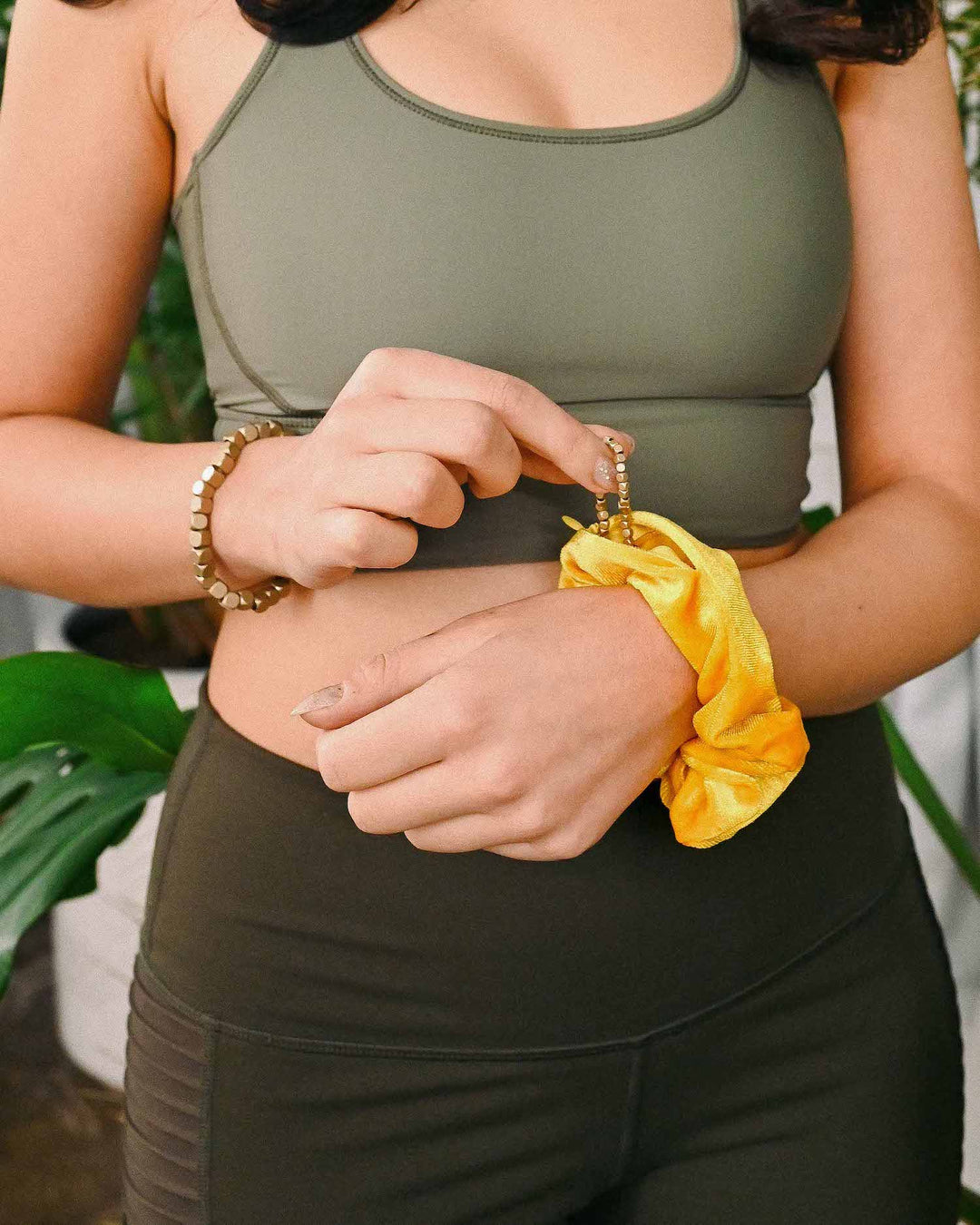 Sun Yellow Zipper Scrunchie - Smunchys